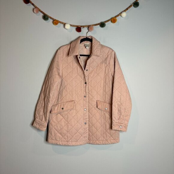 Joie light pink quilted shacket - Picture 1 of 5